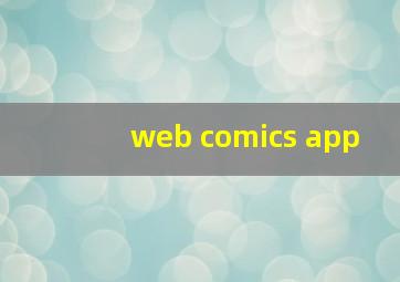 web comics app